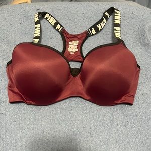 Pink Victoria’s Secret ultimate push-up bra size large DD